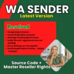 WA Sender Latest Version - Full Reseller Rights + Source Code