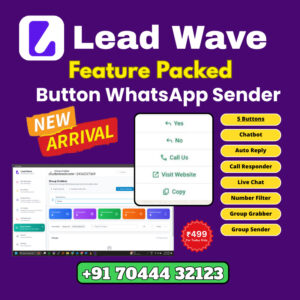 Lead Wave Bulk WhatsApp Button Sender