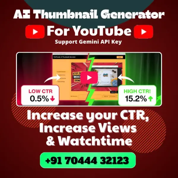 AI YouTube Thumbnail Generator