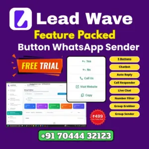 Lead Wave Button WhatsApp Sender Free Trial