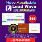 Lead Wave Button WhatsApp Sender Reseller Plan