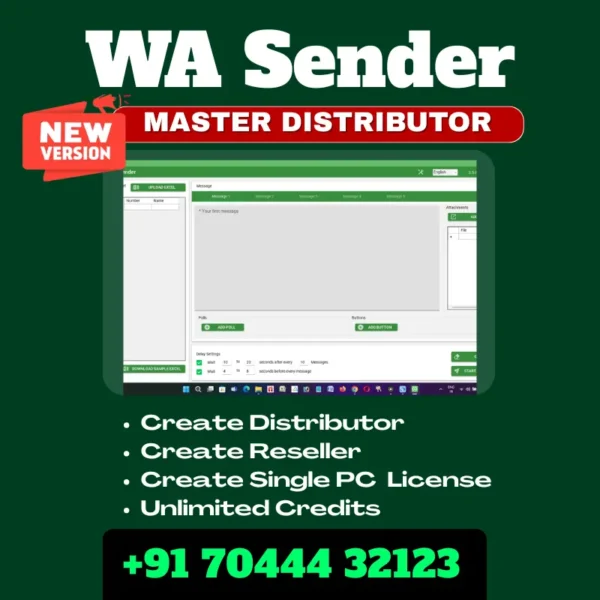 WA Sender Master Reseller