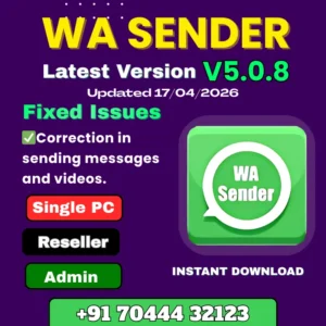 WA Sender 5.0.8 Reseller Plan