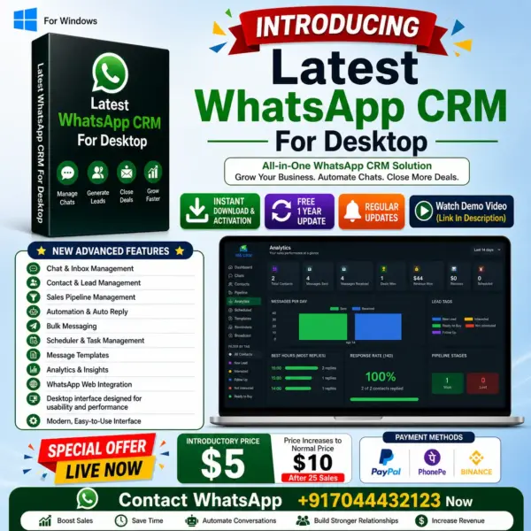 Advanced WhatsApp CRM