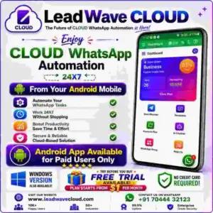 Lead Wave Cloud WhatsApp Automation
