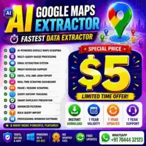 AI Powered Google Map Scraper